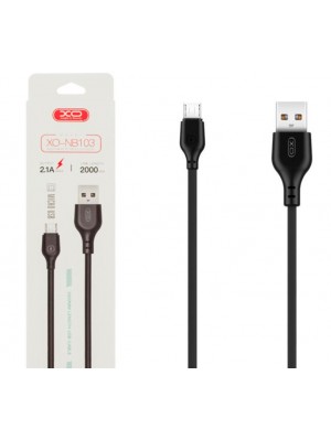 Кабель XO NB103 Bell usb cable Micro 1m Black