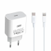 Сетевое зарядное устройство XO L40 EU   PD 18W  Single port charge whit Lightning cable White