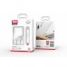 Сетевое зарядное устройство XO L97 A+C dual port Home charger with Type-c cable (NB103) White