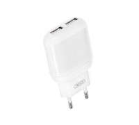 Сетевое зарядное устройство XO L78 EU 12W 2.4A Dual USB charger White