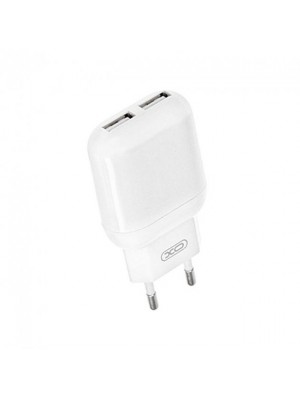 Сетевое зарядное устройство XO L78 EU 12W 2.4A Dual USB charger White