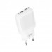 Сетевое зарядное устройство XO L78 EU 12W 2.4A Dual USB charger White