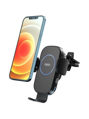 Держатель для телефона XO WX022 15W wireless fast charger Black