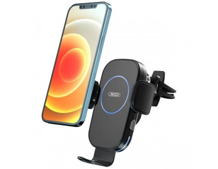 Держатель для телефона XO WX022 15W wireless fast charger Black