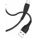 Кабель XO NB-P163  2.4A USB cable for Type-c 1M Black