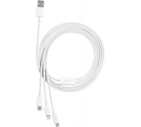 Кабель 3 в 1 Baseus Superior Series Fast Charging Data Cable USB to M + L + C 3.5A 1.5m White