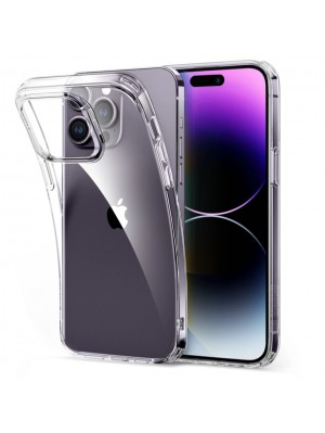 Чехол Silicone Case WS iPhone 14 Pro Max Прозрачный