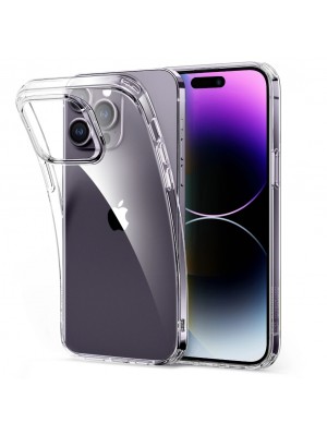 Чехол Silicone Case WS iPhone 14 Pro Прозрачный