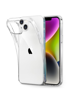 Чехол Silicone Case WS iPhone 14 Plus Прозрачный