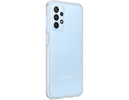 Чехол Silicone Case WS Samsung A23 (A235) Прозрачный