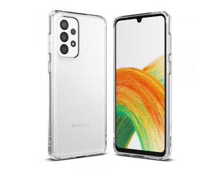 Чехол Silicone Case WS Samsung A33 Прозрачный