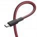 Кабель Hoco X69 Jaeger 60W charging data cable Type-C to Type-C Black &amp; Red