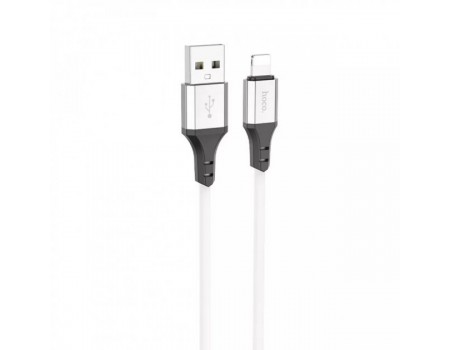 Кабель Hoco X86 iP Spear silicone charging data cable White