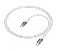 Кабель Hoco U111 Type-C to Type-C Transparent Discovery Edition 60W charging data cable Grey