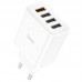 Сетевое зарядное устройство Hoco C102A Fuerza QC3.0 four-port charger(EU) White