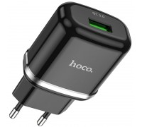 МЗП Hoco N3 Special single port QC3.0 charger ( EU ) Black