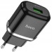 Сетевое зарядное устройство Hoco N3 Special single port QC3.0 charger(EU) Black