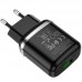 Сетевое зарядное устройство Hoco N3 Special single port QC3.0 charger(EU) Black