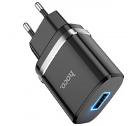 Сетевое зарядное устройство Hoco N1 Ardent single port charger(EU) Black