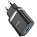 Сетевое зарядное устройство Hoco N1 Ardent single port charger(EU) Black