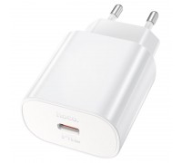 Сетевое зарядное устройство Hoco N22 Jetta PD25W charger(EU) White