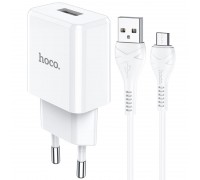 СЗУ Hoco N9 Especial single port charger set ( Microsoft ) ( EU ) White