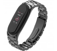 Ремешок Steel Strap Mi Band 7 Black (02)