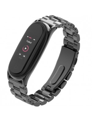 Ремешок Steel Strap Mi Band 7 Black (02)