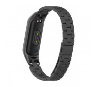 Ремешок Steel Strap Mi Band 7 Black Matte (20)