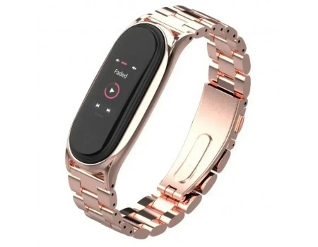 Ремешок Steel Strap Mi Band 7 Red Rose (21)