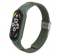 Ремінець Braided Buckle Mi Band 3/4/5/6/7 Dark Green ( 10 )