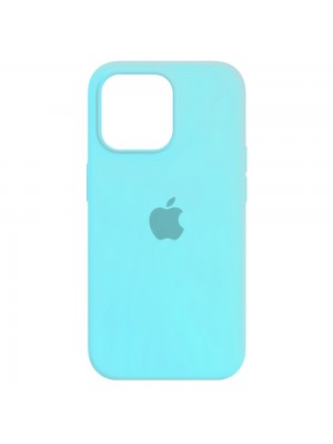 Чехол Silicone Case Full Cover iPhone 13 mini Copy Sea Blue (21)