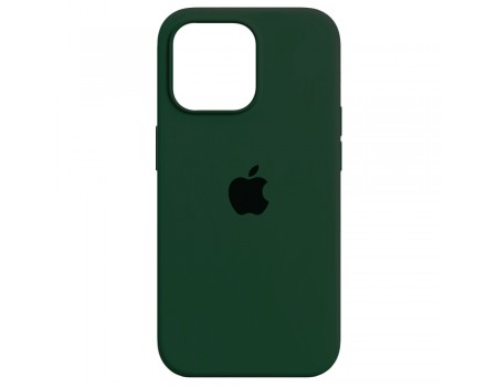 Чехол Silicone Case Full Cover iPhone 14 Copy Atrovirens (54)