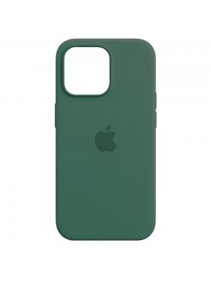 Чехол Silicone Case Full Cover iPhone 14 Copy Pine Green (55)