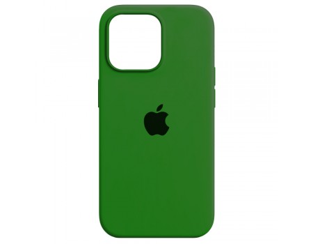 Чехол Silicone Case Full Cover iPhone 14 Plus Copy Army Green (45)