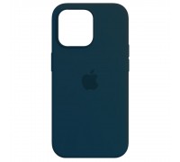 Чехол Silicone Case Full Cover iPhone 14 Plus Copy Cosmos Blue (46)