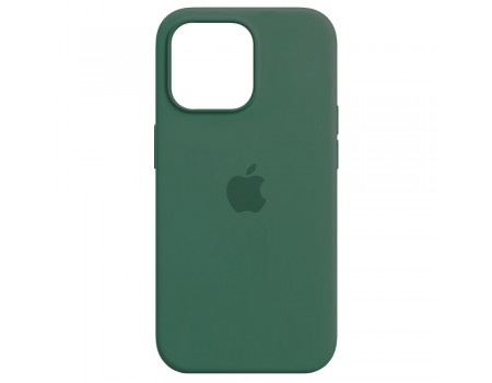 Чехол Silicone Case Full Cover iPhone 14 Plus Copy Pine Green (55)