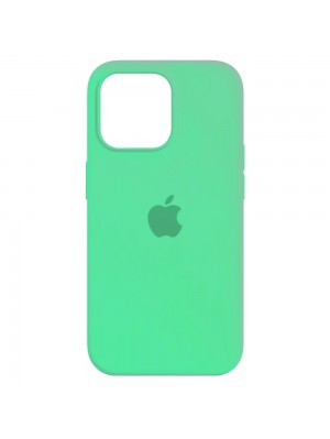 Чехол Silicone Case Full Cover iPhone 14 Plus Copy Spearmint (47)