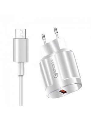 Сетевое зарядное устройство WUW T42 Micro USB White