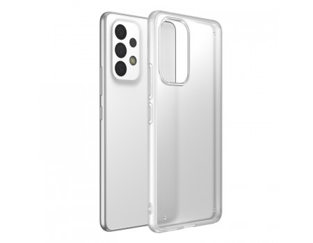 Чехол Silicone Case WS Samsung A73 Прозрачный