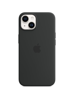 Чехол Silicone Case with MagSafe (без анимации) iPhone 14 Midnight