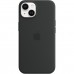 Чехол Silicone Case with MagSafe (без анимации) iPhone 14 Midnight