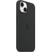 Чехол Silicone Case with MagSafe (без анимации) iPhone 14 Midnight