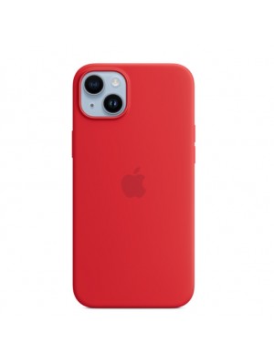 Чехол Silicone Case with MagSafe (без анимации) iPhone 14 Plus Red