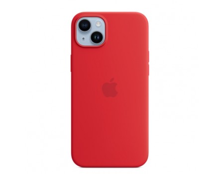 Чехол Silicone Case with MagSafe (без анимации) iPhone 14 Plus Red