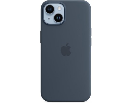 Чехол Silicone Case with MagSafe (без анимации) iPhone 14 Plus Storm Blue