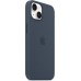 Чехол Silicone Case with MagSafe (без анимации) iPhone 14 Plus Storm Blue