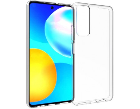 Чехол Silicone Case WS Huawei P Smart 2021 Прозрачный