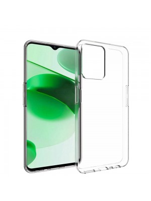 Чехол Silicone Case WS Realme C35 Прозрачный