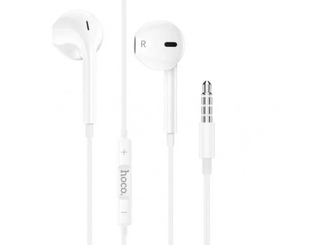 Наушники Hoco M80 series earphones for 3.5mm White